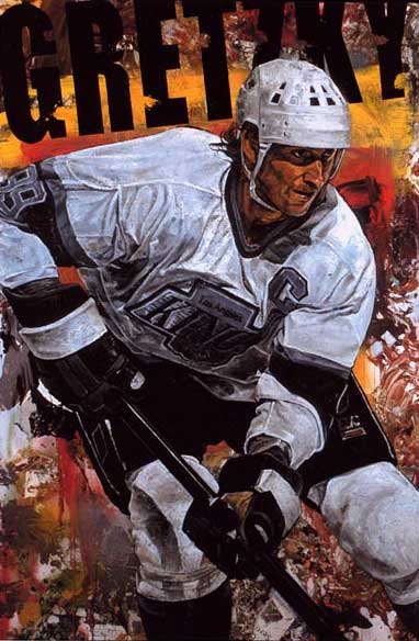 Stephen Holland - Wayne Gretsky LA KINGS - limited edition print